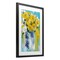 Stupell Industries Sunshine Yellow Flowers Framed Print Under Glass, design by Amanda Brooks